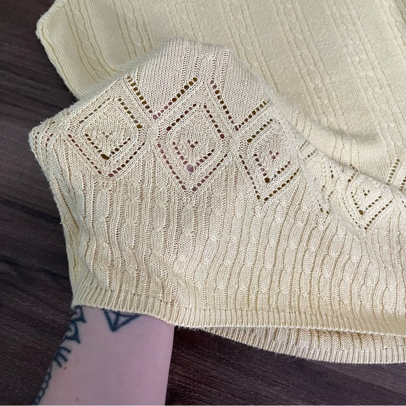 Vintage Boho Knit Crochet Tank Top - Picture 7 of 10